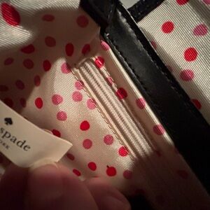 Kate Spade Pink Polka Dot Interior